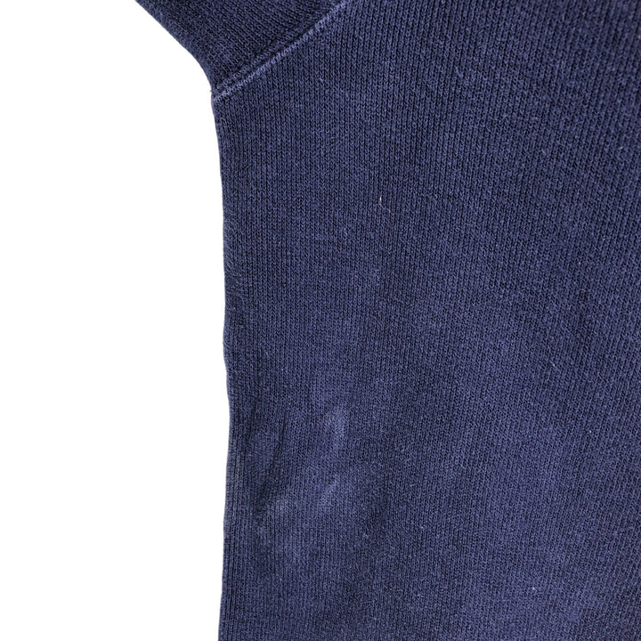 Ralph Lauren POLO by Ralph Lauren Half-Zip Sweatshirt, Men's Size L cotton navy blue type Vintage Second Hand