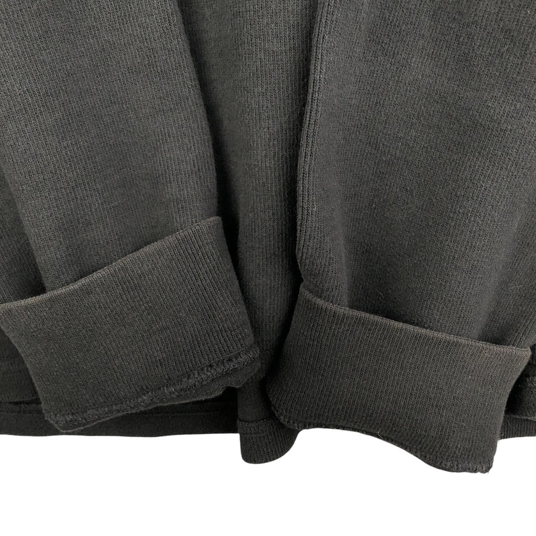 Ralph Lauren POLO by Ralph Lauren Half-Zip Sweatshirt, Men's XL cotton black type Vintage Second Hand
