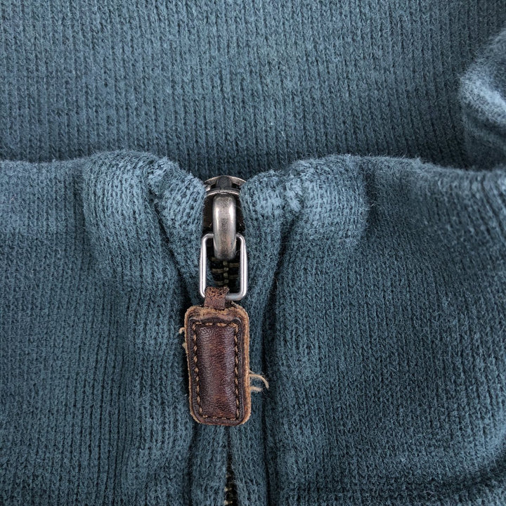 Ralph Lauren POLO by Ralph Lauren Half-Zip Sweatshirt, Men's XL cotton Green type dark green Vintage Second Hand