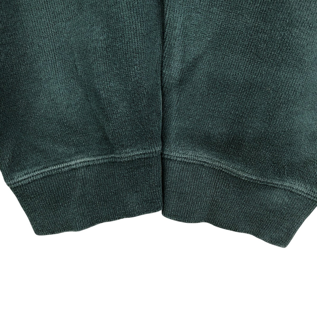 Ralph Lauren POLO by Ralph Lauren Half-Zip Sweatshirt, Men's XL cotton Green type dark green Vintage Second Hand