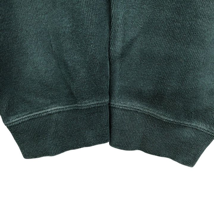 Ralph Lauren POLO by Ralph Lauren Half-Zip Sweatshirt, Men's XL cotton Green type dark green Vintage Second Hand