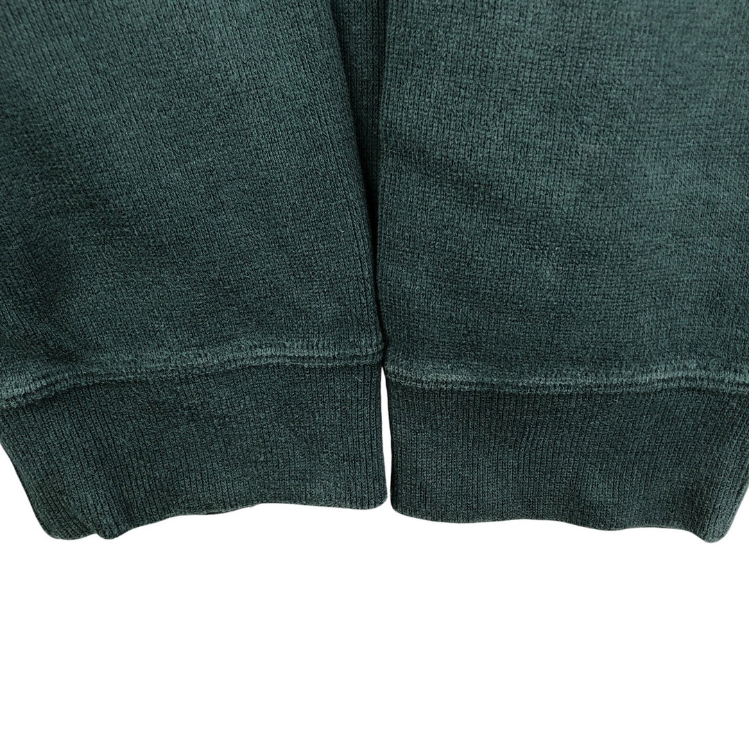 Ralph Lauren POLO by Ralph Lauren Half-Zip Sweatshirt, Men's XL cotton Green type dark green Vintage Second Hand