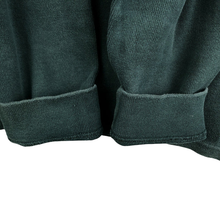 Ralph Lauren POLO by Ralph Lauren Half-Zip Sweatshirt, Men's XL cotton Green type dark green Vintage Second Hand