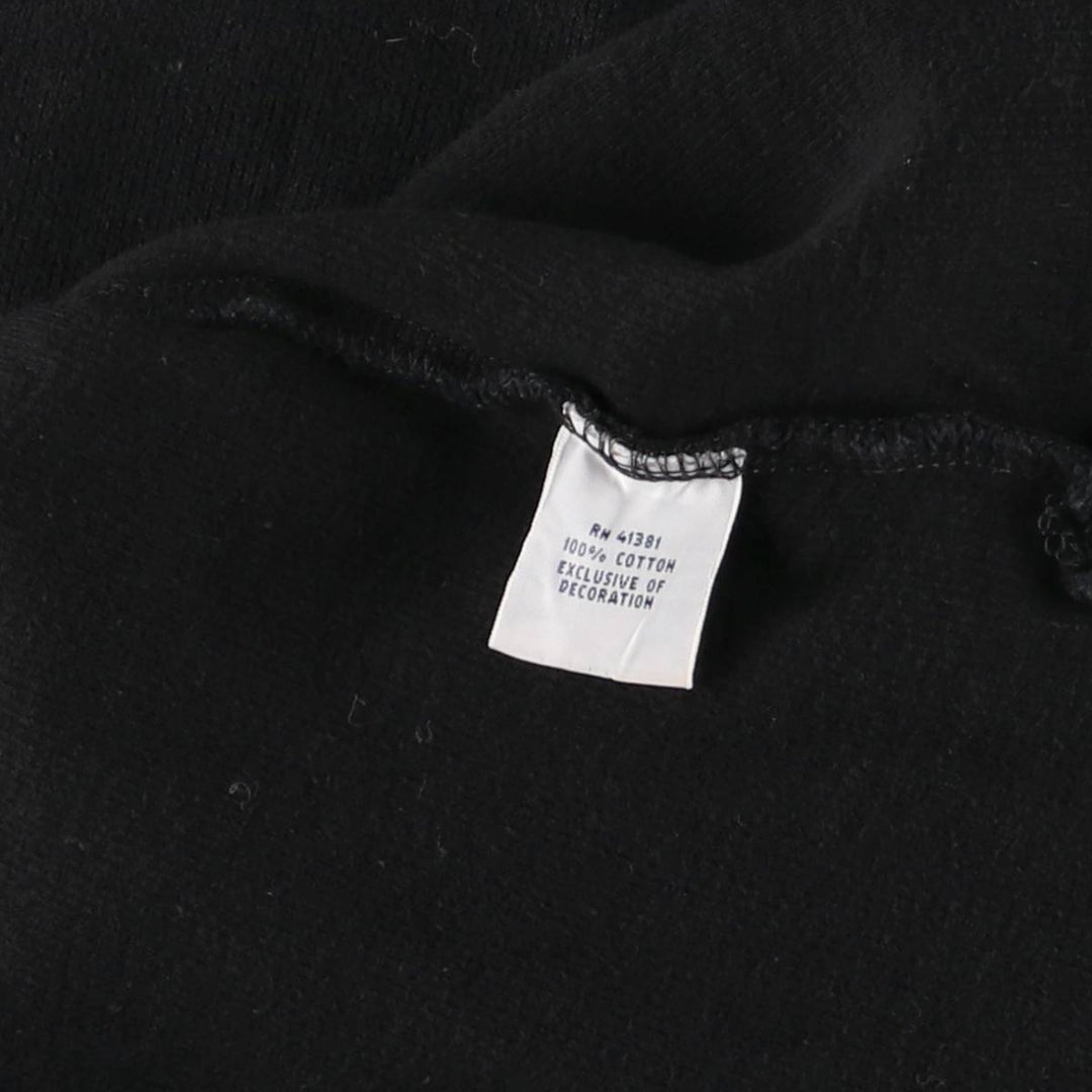 Ralph Lauren POLO Ralph Lauren half-zip sweatshirt, men's size M cotton black type Vintage Second Hand