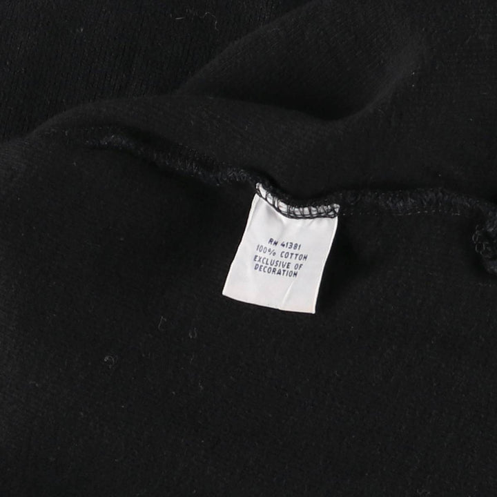 Ralph Lauren POLO Ralph Lauren half-zip sweatshirt, men's size M cotton black type Vintage Second Hand