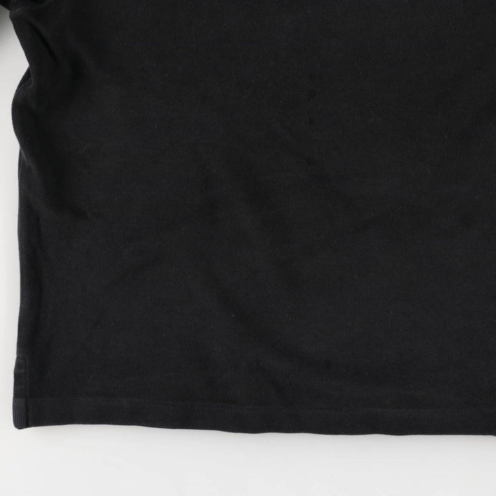 Ralph Lauren POLO Ralph Lauren half-zip sweatshirt, men's size M cotton black type Vintage Second Hand