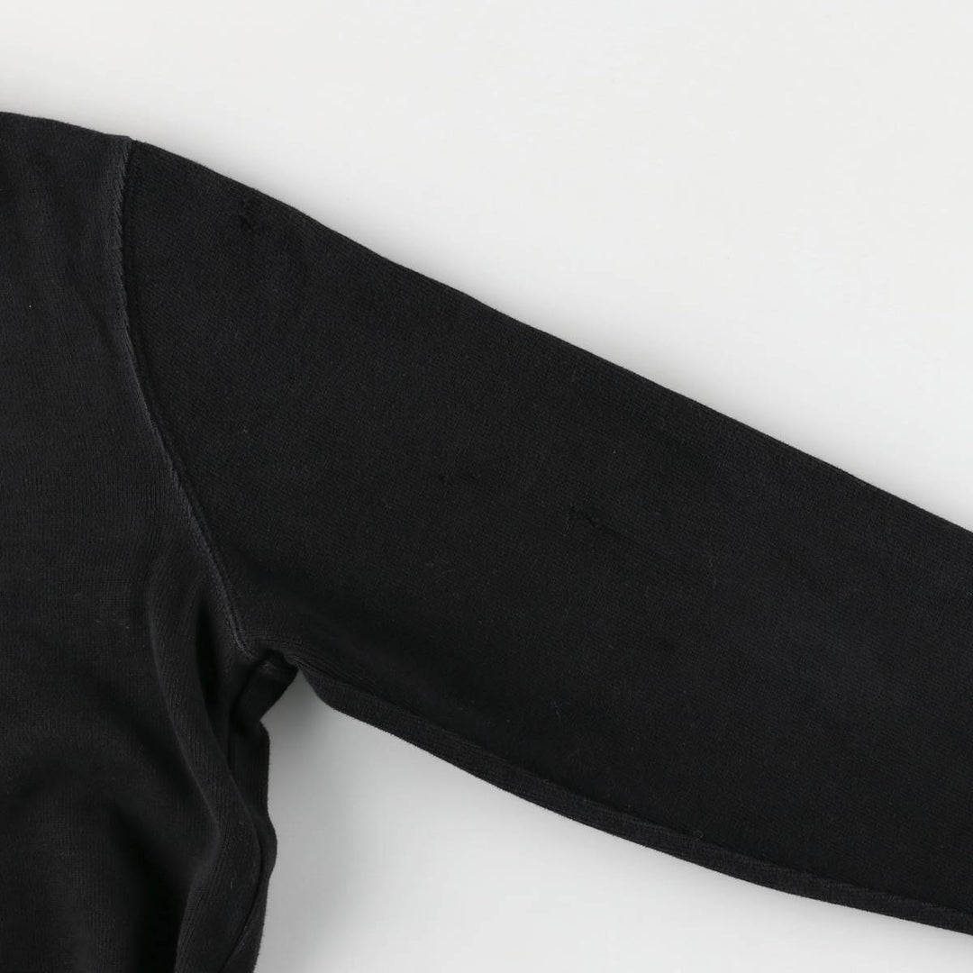 Ralph Lauren POLO Ralph Lauren half-zip sweatshirt, men's size M cotton black type Vintage Second Hand