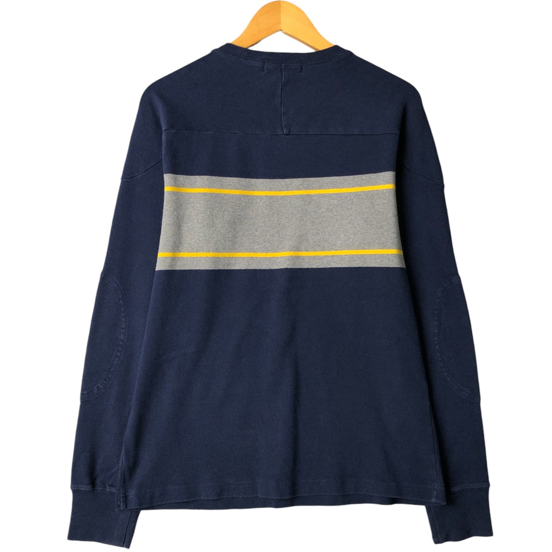 Vintage 90'S Ralph Lauren POLO SPORT long-sleeved T-shirt, size M, men's cotton navy blue type Vintage Second Hand