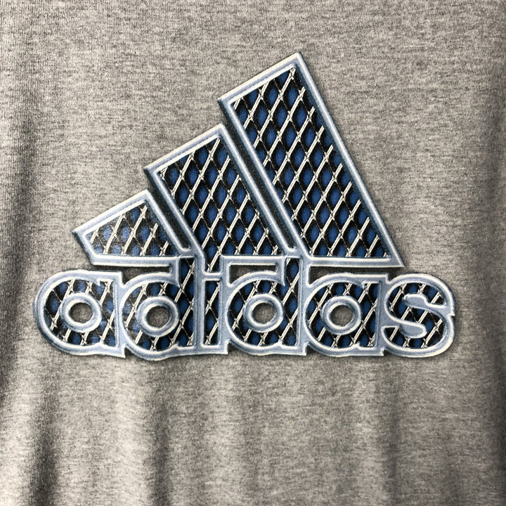 Vintage 90'S Adidas long-sleeved T-shirt, Made in USA, Men's XL cotton gray type Vintage Second Hand