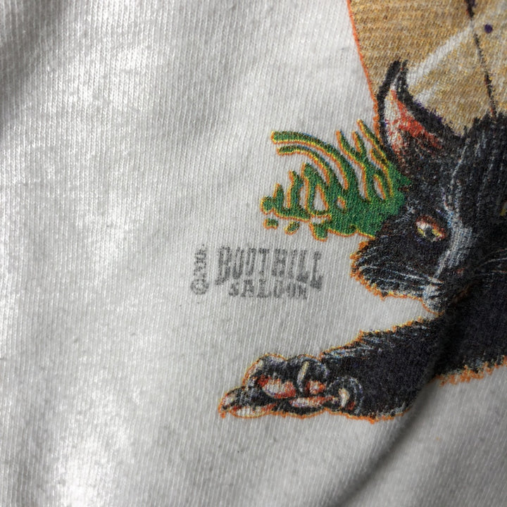 90'S Global Long Sleeve T-Shirt, Men's, XXL, Vintage cotton white type Vintage Second Hand