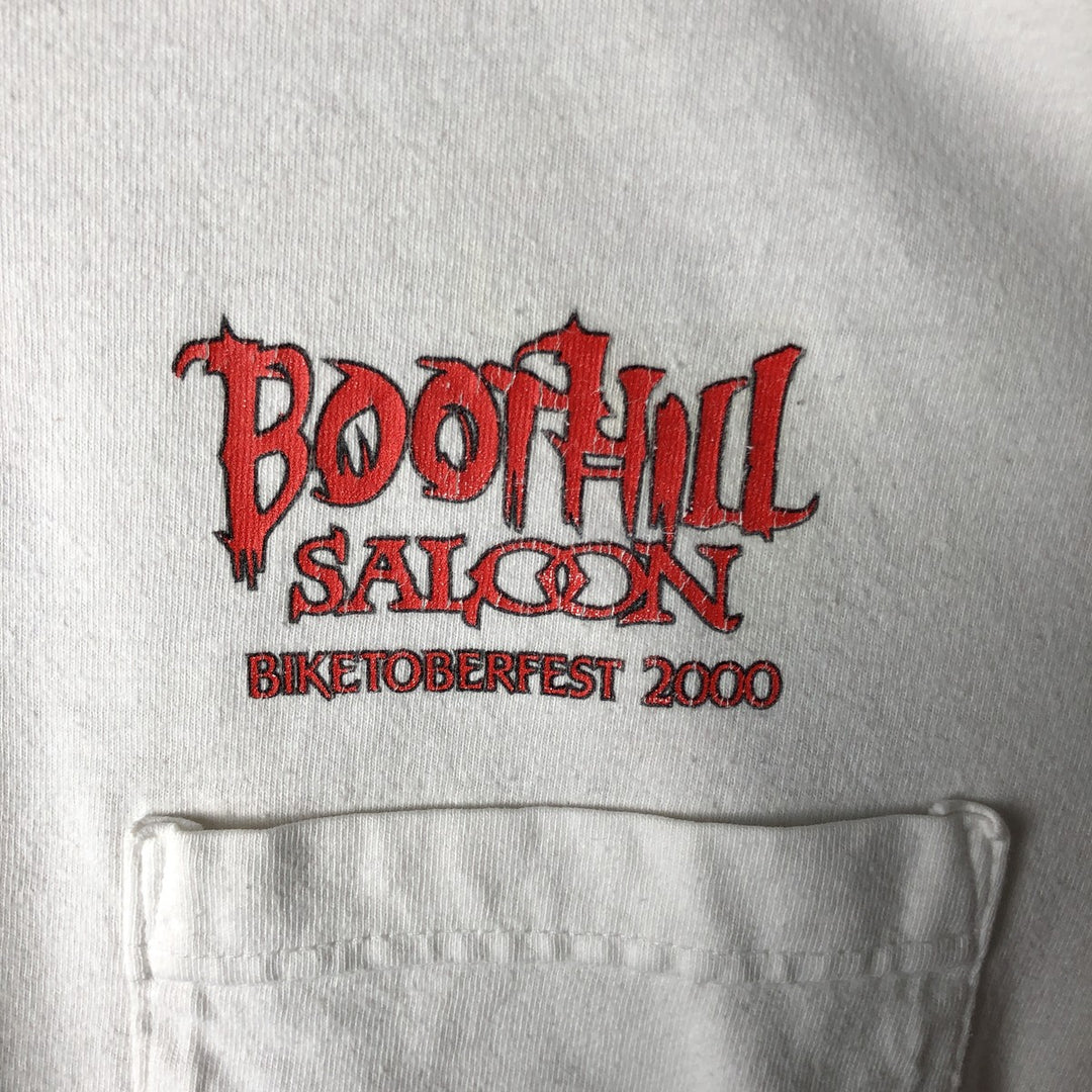 90'S Global Long Sleeve T-Shirt, Men's, XXL, Vintage cotton white type Vintage Second Hand