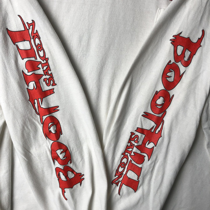 90'S Global Long Sleeve T-Shirt, Men's, XXL, Vintage cotton white type Vintage Second Hand