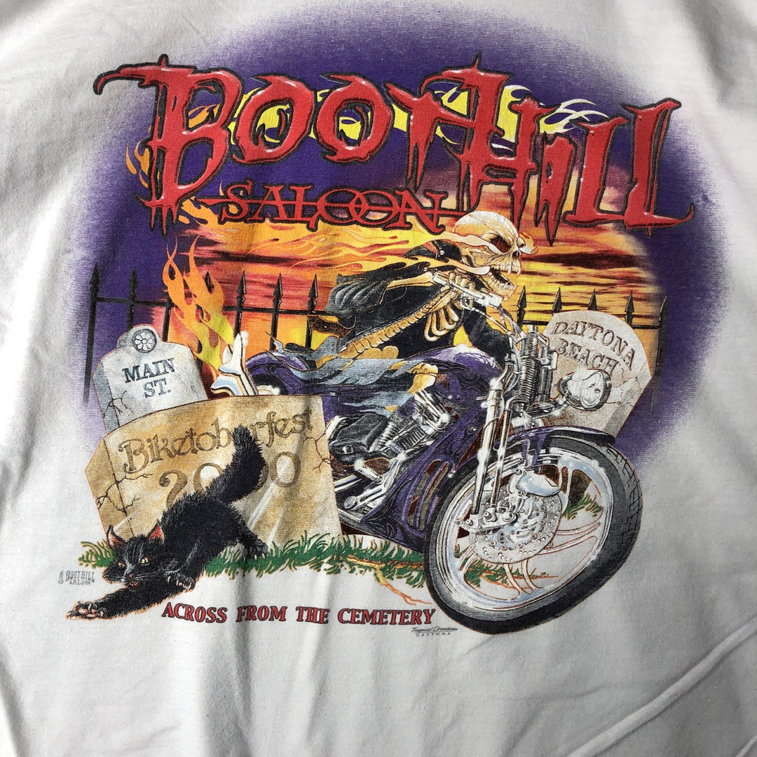 90'S Global Long Sleeve T-Shirt, Men's, XXL, Vintage cotton white type Vintage Second Hand