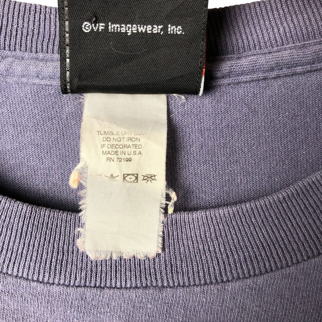 00'S Harley-Davidson Long Sleeve T-Shirt Made in USA Men's Size L unclear blue type Vintage Second Hand