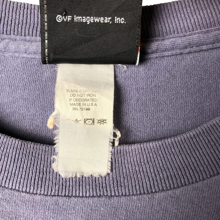 00'S Harley-Davidson Long Sleeve T-Shirt Made in USA Men's Size L unclear blue type Vintage Second Hand