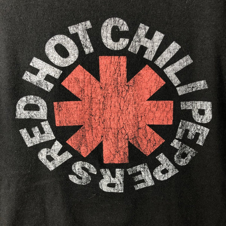 RED HOT CHILI PEPPERS Red Hot Chili Peppers Band T-shirt Band T Men's XL equivalent cotton black type Vintage Second Hand