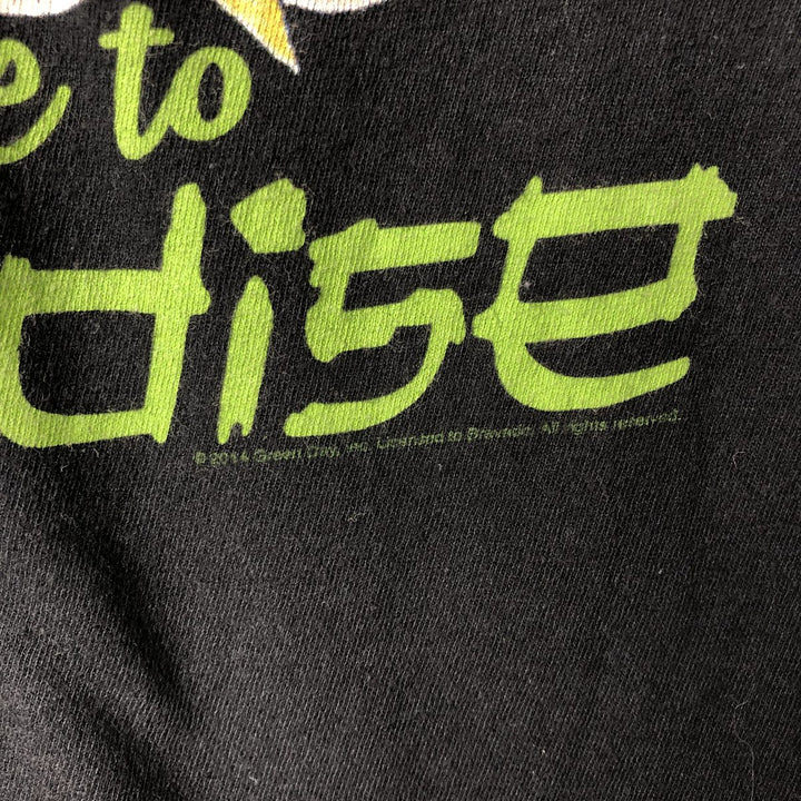BAY ISLAND GREEN DAY Green Day Band T-Shirt, Men's Medium cotton black type Vintage Second Hand
