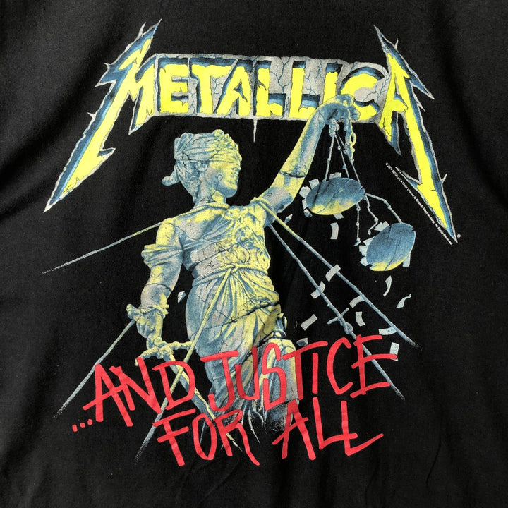 00'S TEN Metallica Band T-Shirt, Men's Size XL cotton black type Vintage Second Hand