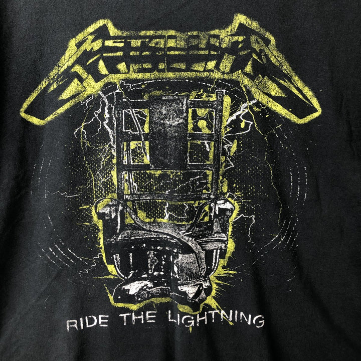 Gildan Metallica Band T-Shirt, Men's Size XL cotton black type Vintage Second Hand