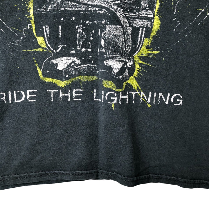 Gildan Metallica Band T-Shirt, Men's Size XL cotton black type Vintage Second Hand