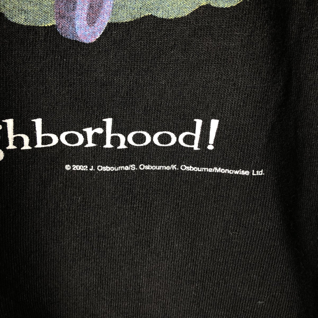 2000'S All Sports Ozzy Osbourne Band T-Shirt, Men's Size Medium cotton black type Vintage Second Hand