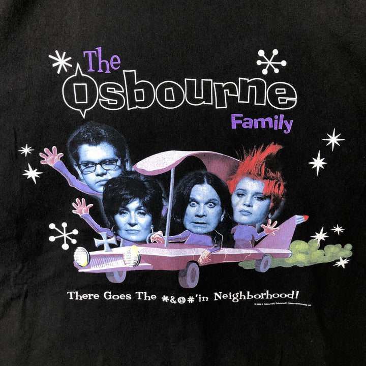 2000'S All Sports Ozzy Osbourne Band T-Shirt, Men's Size Medium cotton black type Vintage Second Hand