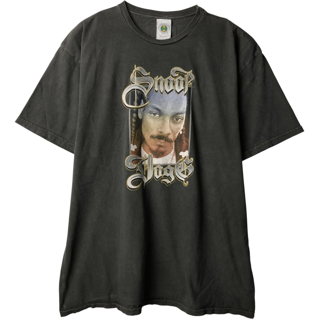 CROSS COLORS SNOOP DOGG Rap T-Shirt, Men's Size L cotton Charcoal Vintage Second Hand