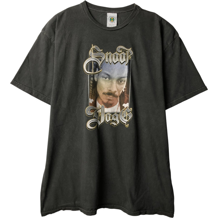 CROSS COLORS SNOOP DOGG Rap T-Shirt, Men's Size L cotton Charcoal Vintage Second Hand