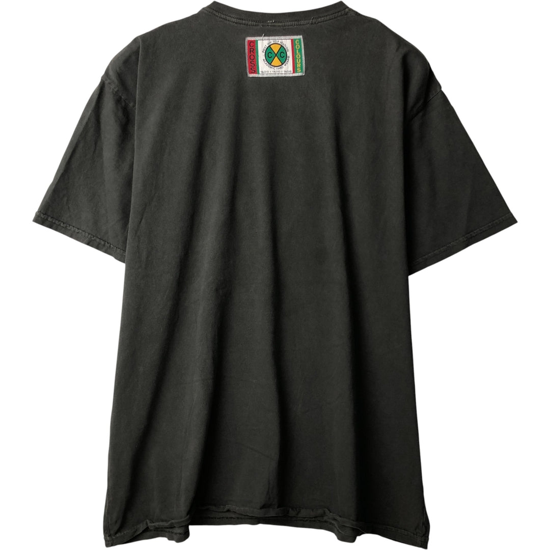 CROSS COLORS SNOOP DOGG Rap T-Shirt, Men's Size L cotton Charcoal Vintage Second Hand