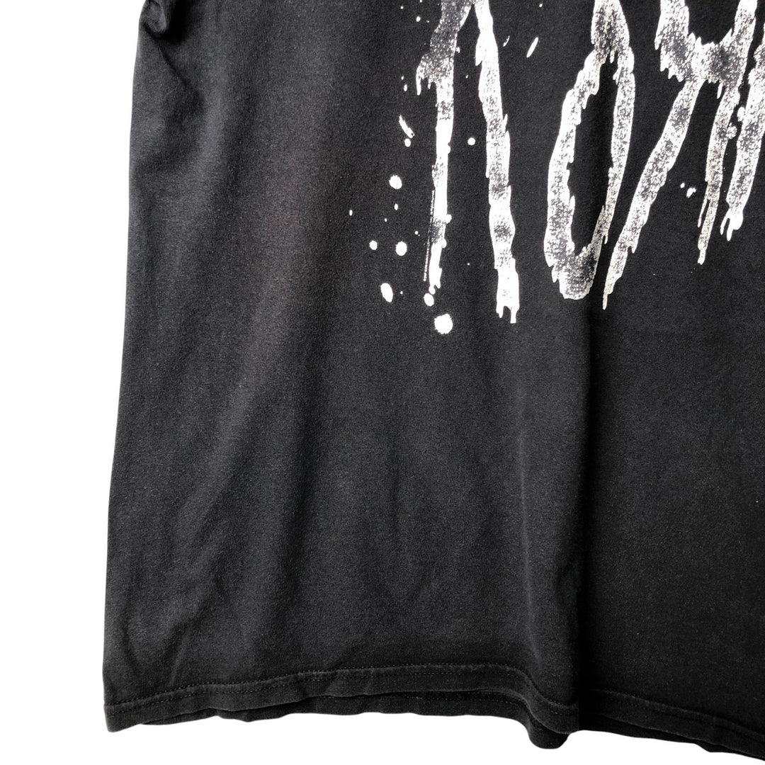 00'S Anvil KORN band T-shirt, men's size L cotton black type Vintage Second Hand