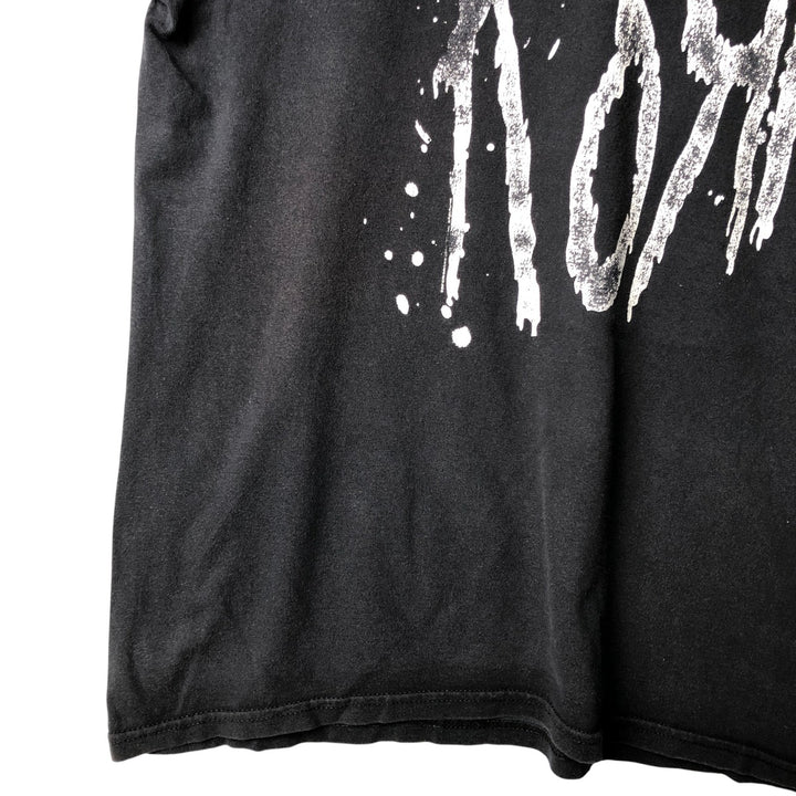 00'S Anvil KORN band T-shirt, men's size L cotton black type Vintage Second Hand