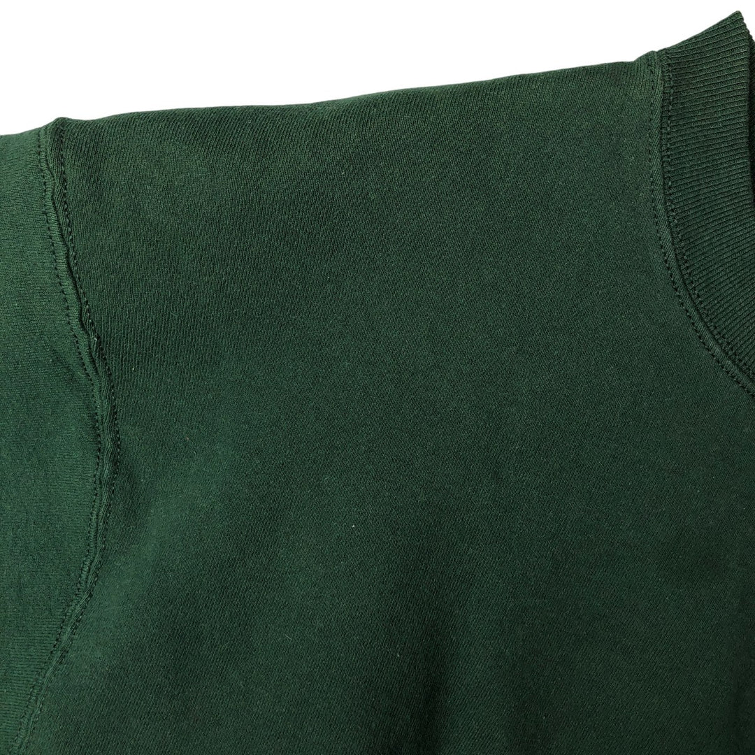Vintage 90'S Fruit of the Loom Heavy Cotton Print Sweatshirt, Made in USA, Men's Size XL cotton Green type dark green Vintage Second Hand