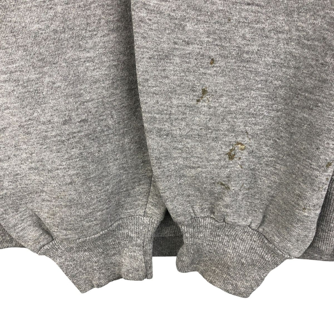 90'S Russell Broadway Video Advertising Sweatshirt, Made in USA, Men's Size Large, Vintage polyester gray type Vintage Second Hand