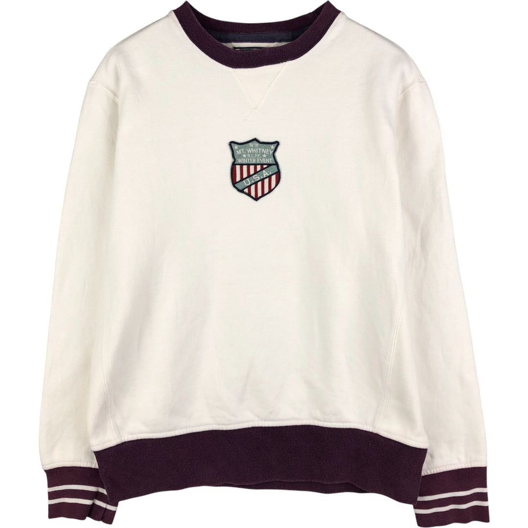 Ralph Lauren POLO by Ralph Lauren sweatshirt, men's size M cotton white type Vintage Second Hand