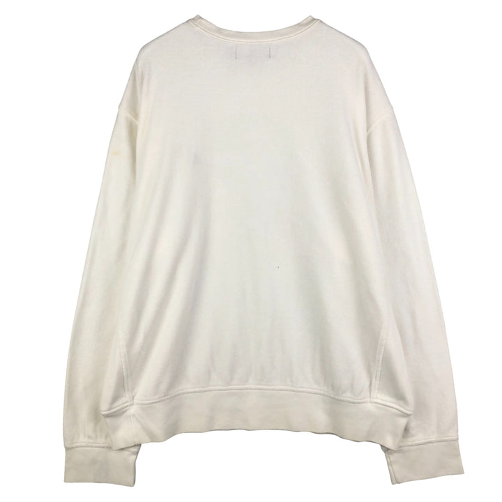 Ralph Lauren POLO by Ralph Lauren One Point Logo Sweatshirt Trainer Men's XXL cotton white type Vintage Second Hand