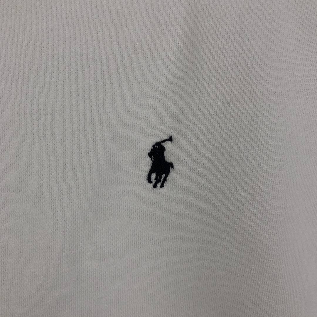 Ralph Lauren POLO by Ralph Lauren One Point Logo Sweatshirt Trainer Men's XL cotton white type Vintage Second Hand