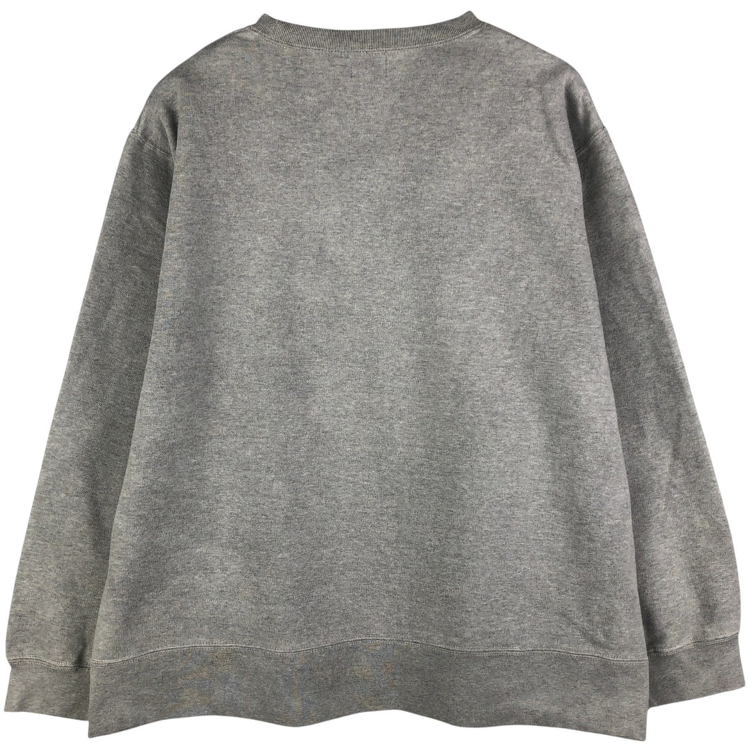 90'S Calvin Klein Jeans logo sweatshirt, men's size XL cotton gray type Vintage Second Hand