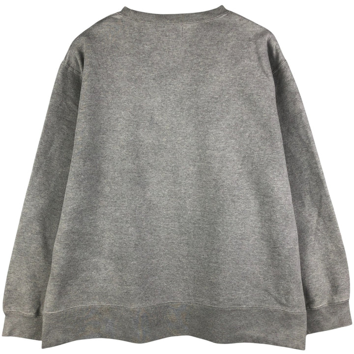 90'S Calvin Klein Jeans logo sweatshirt, men's size XL cotton gray type Vintage Second Hand