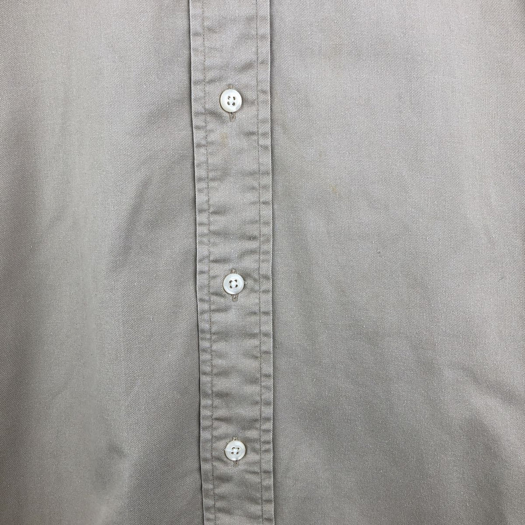 Ralph Lauren BLAIRE long sleeve button down shirt, men's XL size cotton Beige type Vintage Second Hand