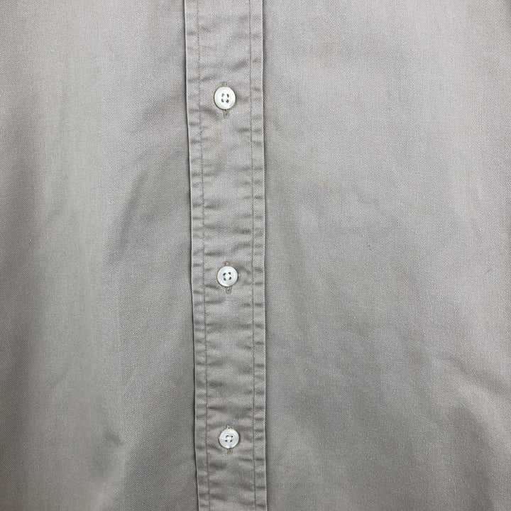 Ralph Lauren BLAIRE long sleeve button down shirt, men's XL size cotton Beige type Vintage Second Hand