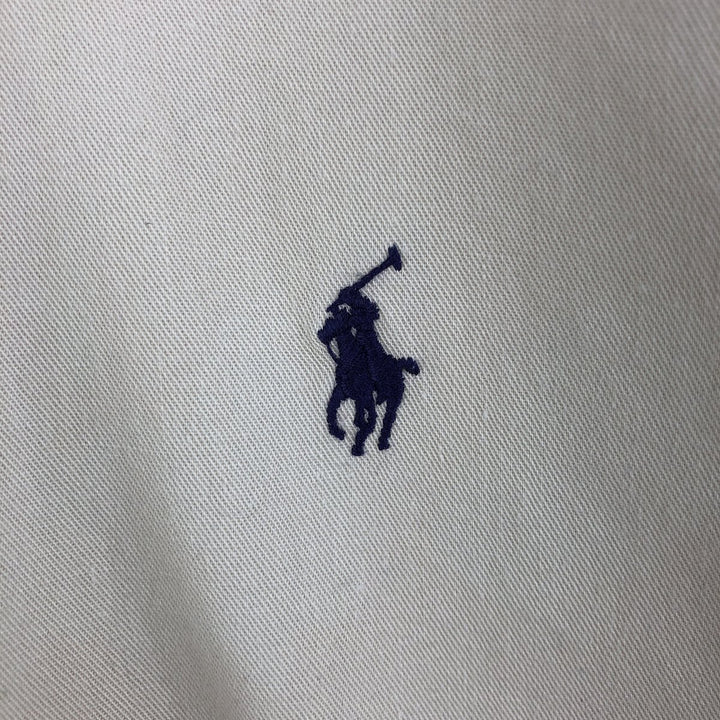 Ralph Lauren BLAIRE long sleeve button down shirt, men's size L cotton Beige type Vintage Second Hand