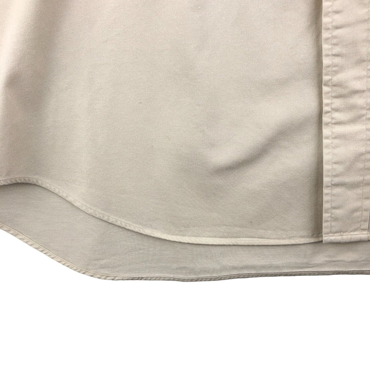 Ralph Lauren BLAIRE long sleeve button down shirt, men's size L cotton Beige type Vintage Second Hand