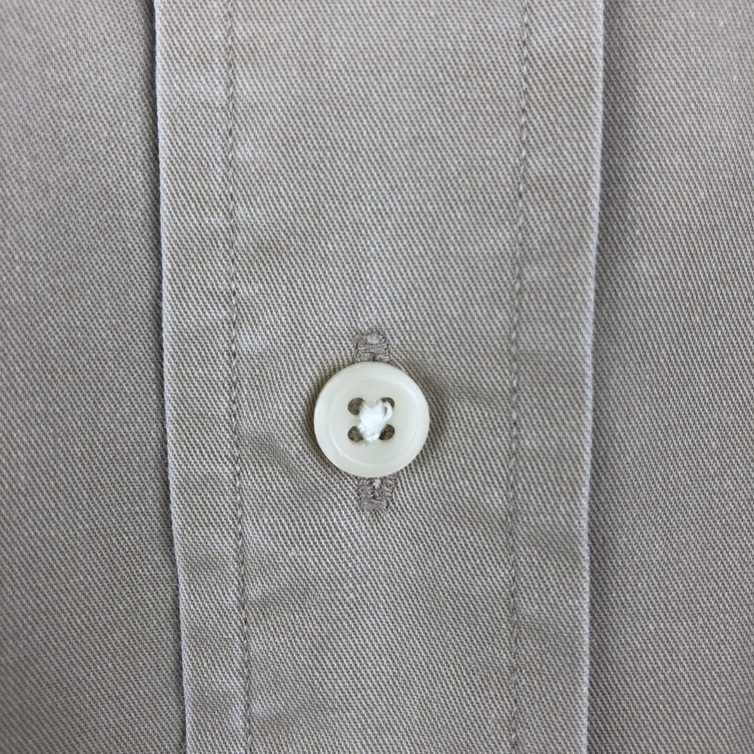 Ralph Lauren BLAKE long sleeve button down shirt, men's XL size cotton Beige type Vintage Second Hand