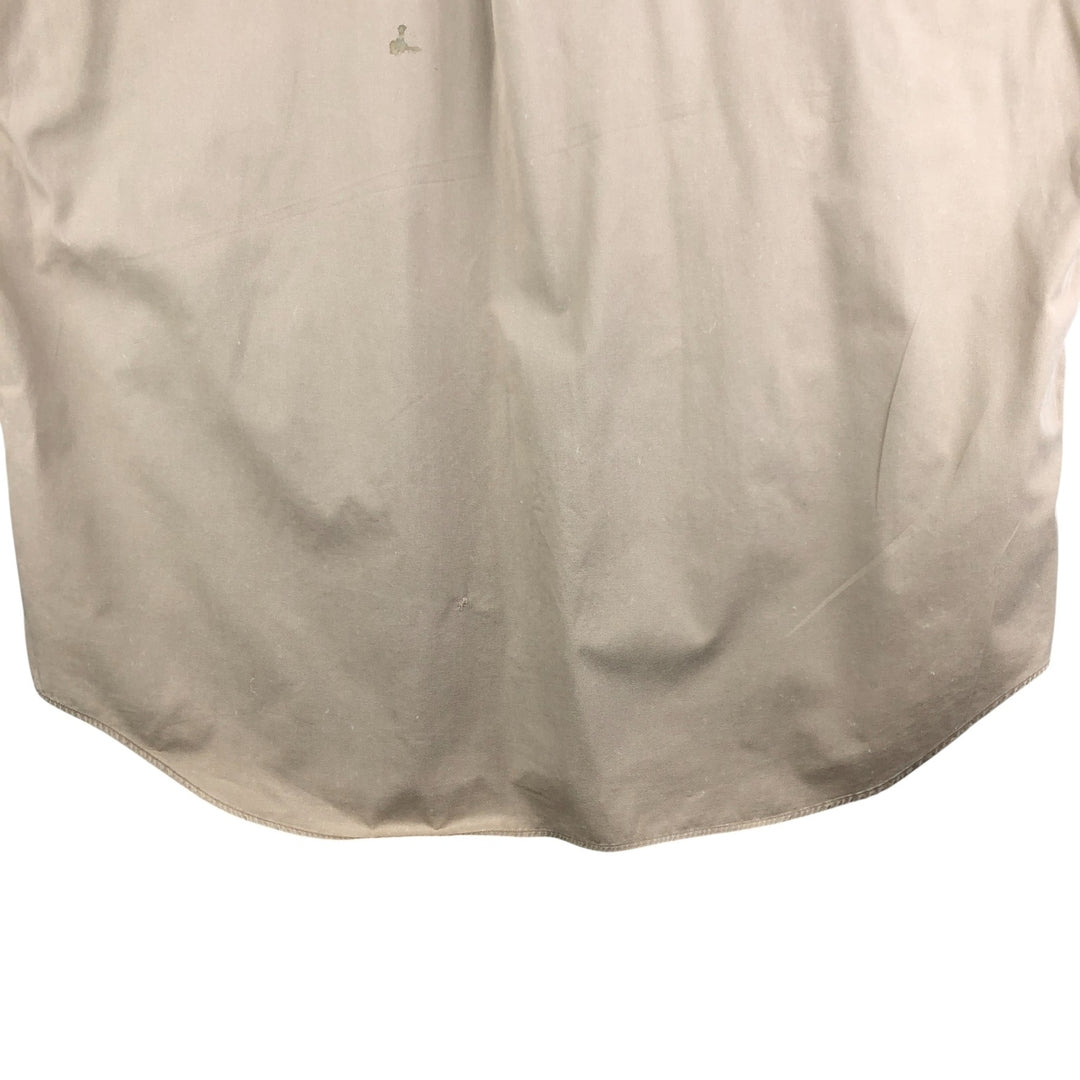 Ralph Lauren BLAKE long sleeve button down shirt, men's XL size cotton Beige type Vintage Second Hand