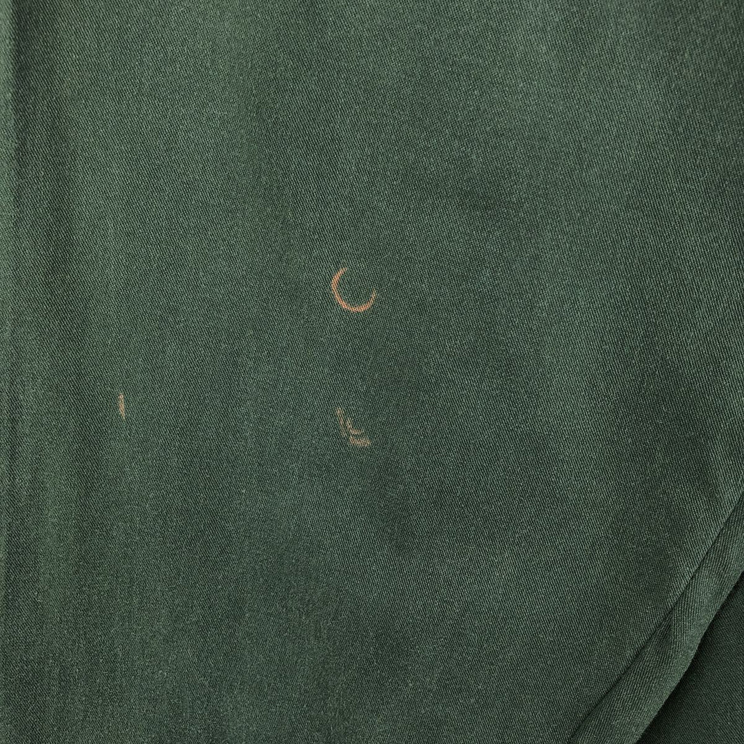 Ralph Lauren BLAIRE long sleeve button down shirt, men's XL size cotton Green type dark green Vintage Second Hand