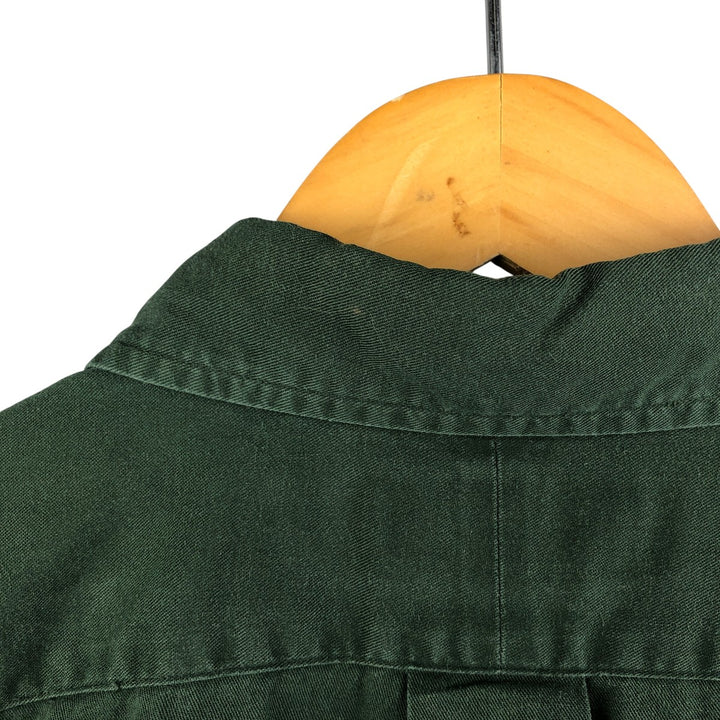 Ralph Lauren BLAIRE long sleeve button down shirt, men's XL size cotton Green type dark green Vintage Second Hand