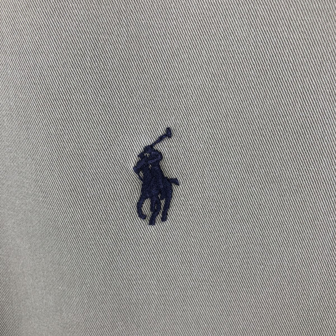 Ralph Lauren BLAKE long sleeve button down shirt, men's XL size cotton Khaki type beige Vintage Second Hand