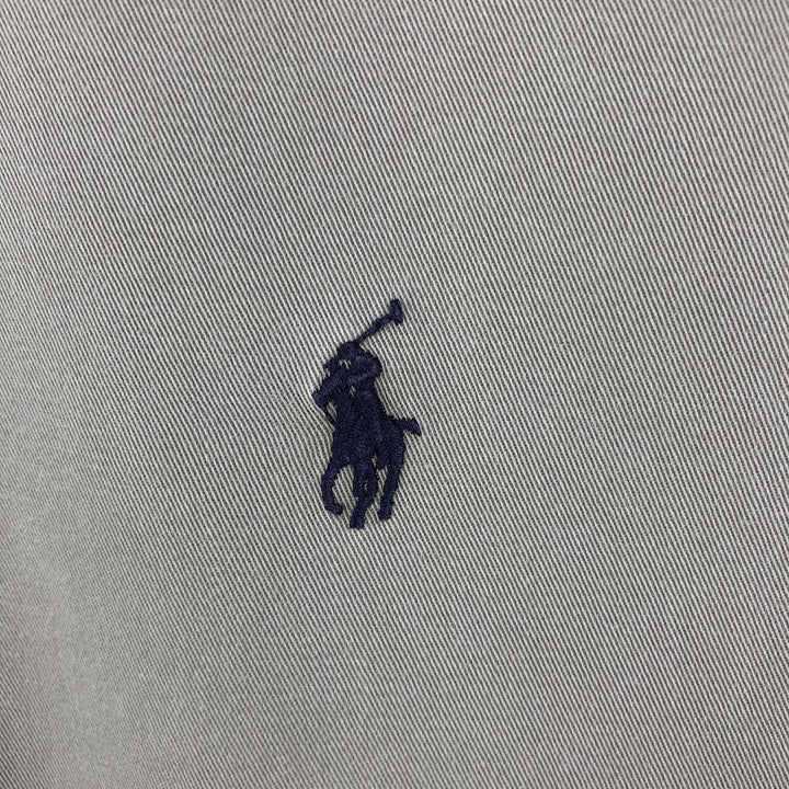 Ralph Lauren BLAKE long sleeve button down shirt, men's XL size cotton Khaki type beige Vintage Second Hand