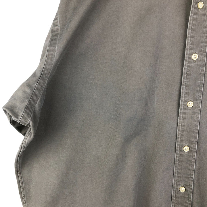 Ralph Lauren BLAKE long sleeve button down shirt, men's XL size cotton Khaki type beige Vintage Second Hand
