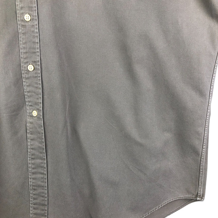 Ralph Lauren BLAKE long sleeve button down shirt, men's XL size cotton Khaki type beige Vintage Second Hand